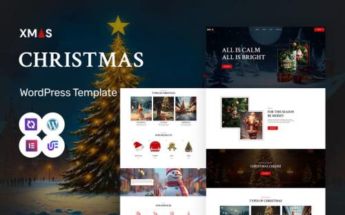 Xmas - Christmas Event, Gift Shop And Family Gathering WordPress Elementor Theme theme free